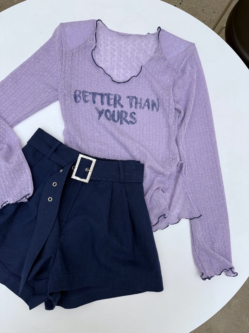 AB韓國東大門直郵女士新品26春夏職業休閑熱賣時尚長袖T恤AB長袖T恤