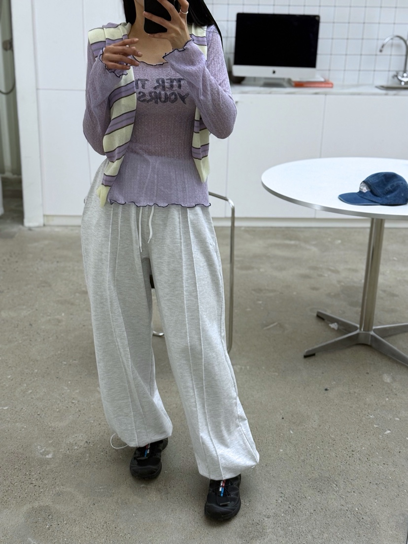 AB韓國東大門直郵女士新品26春夏職業休閑熱賣時尚長袖T恤AB長袖T恤