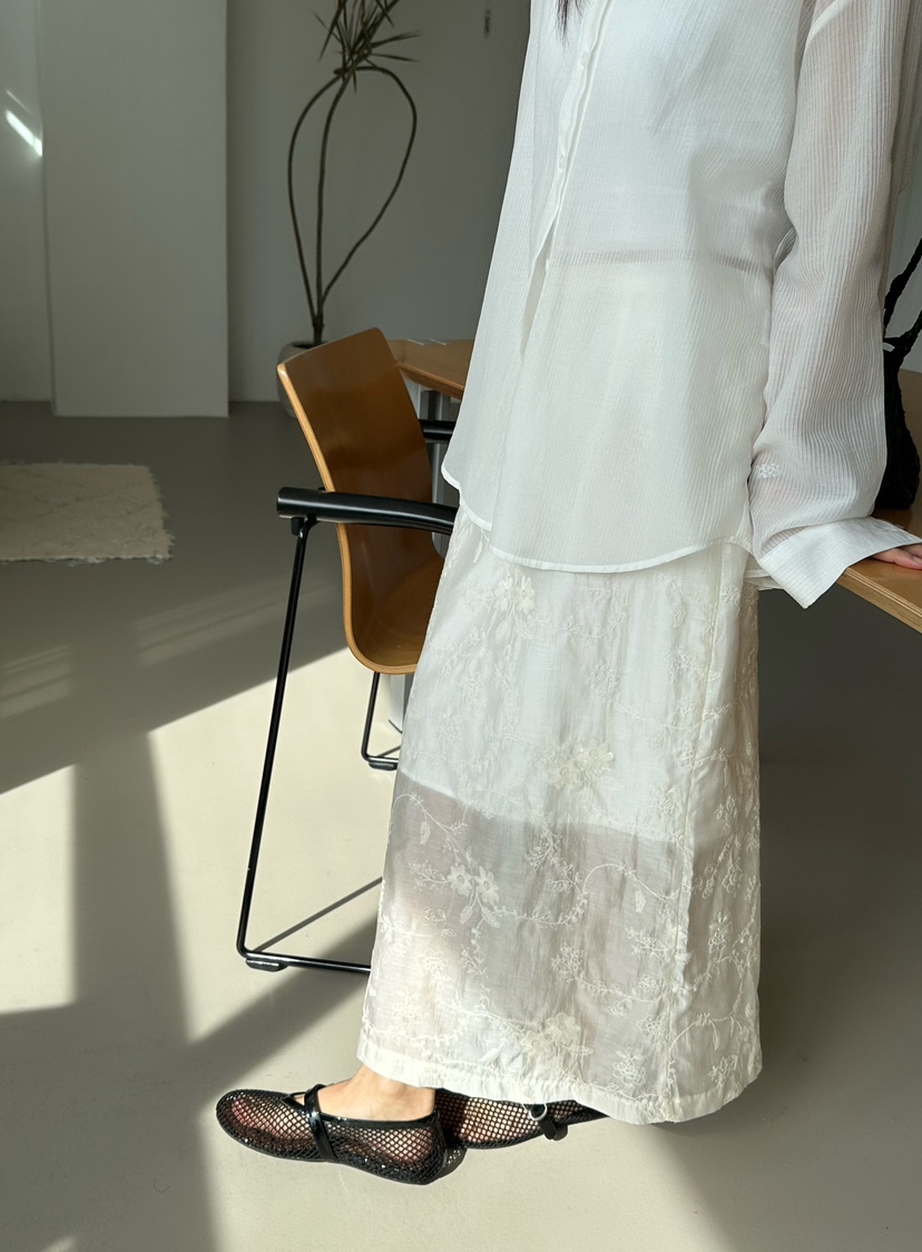 LE VASE韓國直郵女裝新品時尚人氣真品推薦休閑職業長裙LE VASE長裙