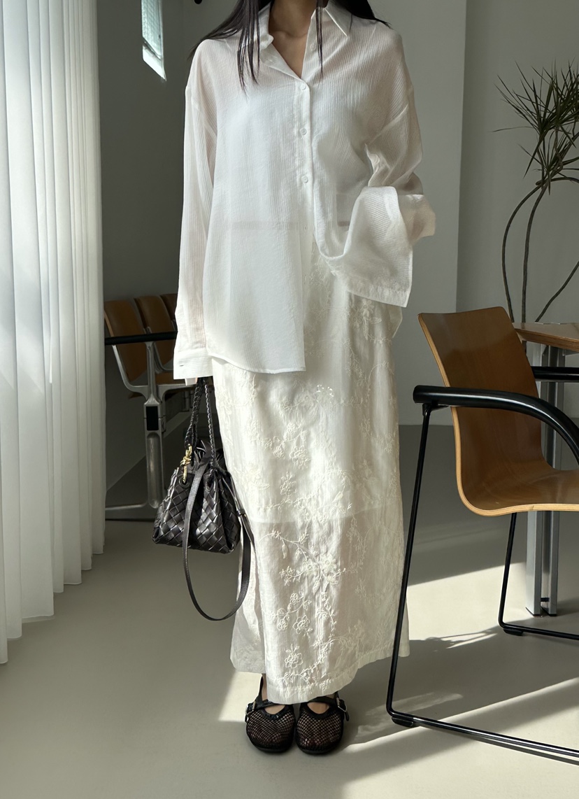 LE VASE韓國直郵女裝新品時尚人氣真品推薦休閑職業長裙LE VASE長裙