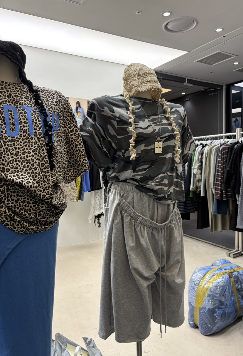 INTHEEND韓國代購女裝新品推薦人氣時尚休閑職業休閑褲雙層INTHEEND休閑褲