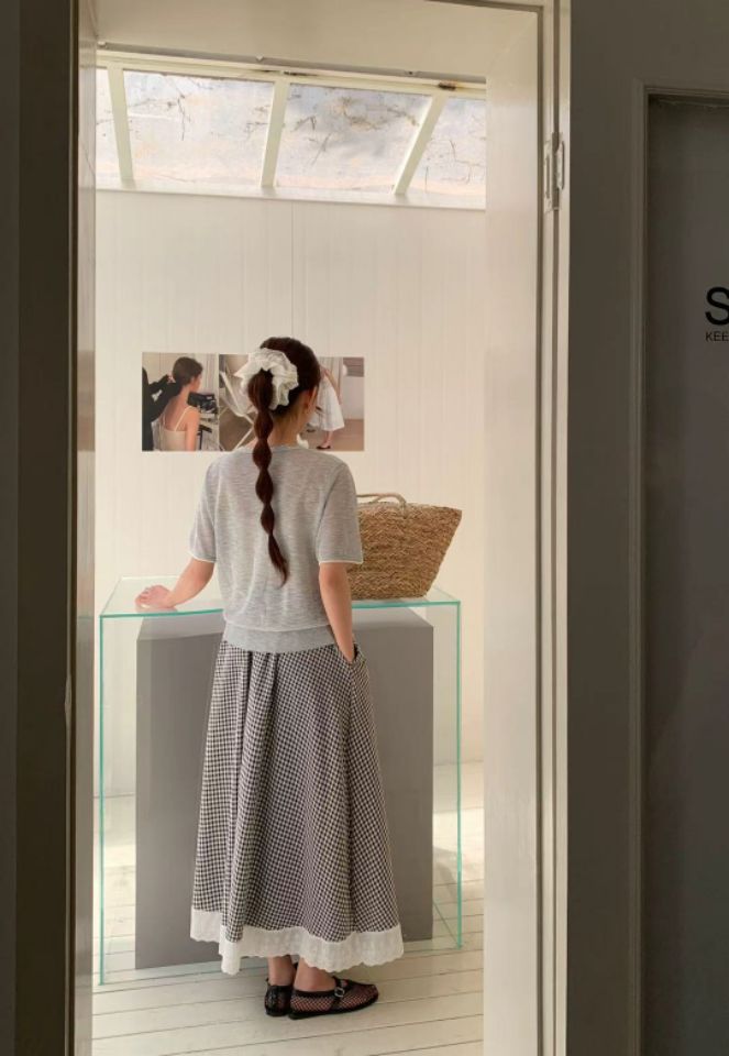 CRONG韓國東大門直郵女裝新款休閑時尚人氣26春夏針織衫假兩件CRONG針織衫