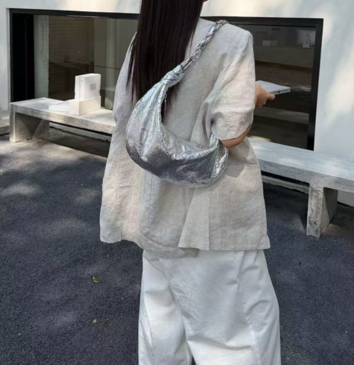 TROUVAILLE韓國直郵女士新款推薦熱賣真品單肩斜跨包羊皮TROUVAILLE單肩/斜跨包