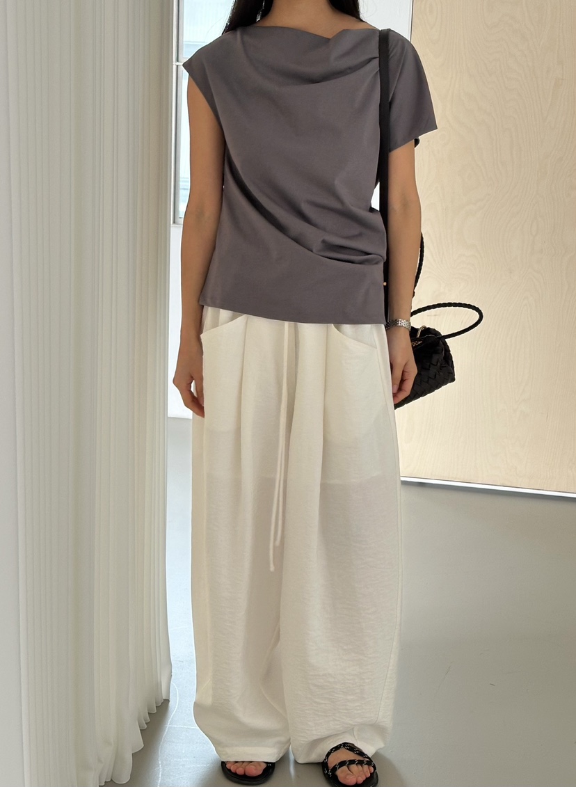 LE VASE韓國東大門代購女裝新款熱賣休閑26春夏人氣職業T恤LE VASET恤