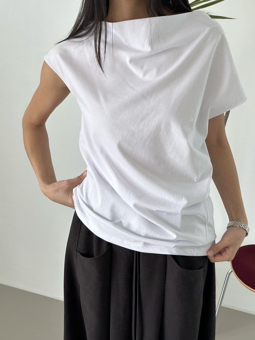 LE VASE韓國東大門代購女裝新款熱賣休閑26春夏人氣職業T恤LE VASET恤