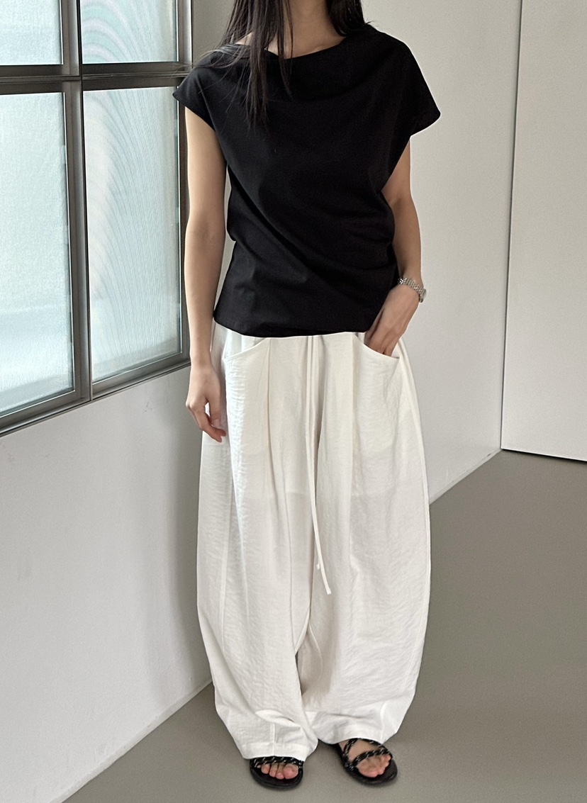 LE VASE韓國東大門代購女裝新款熱賣休閑26春夏人氣職業T恤LE VASET恤