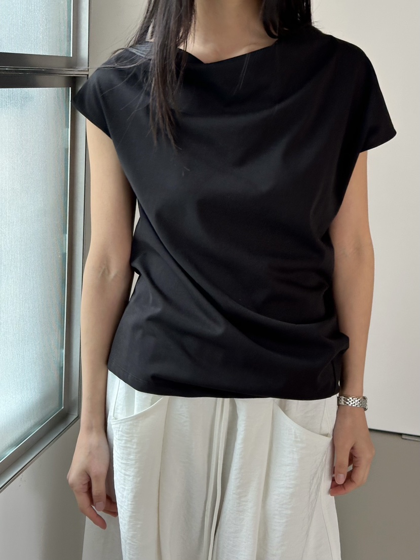 LE VASE韓國東大門代購女裝新款熱賣休閑26春夏人氣職業T恤LE VASET恤