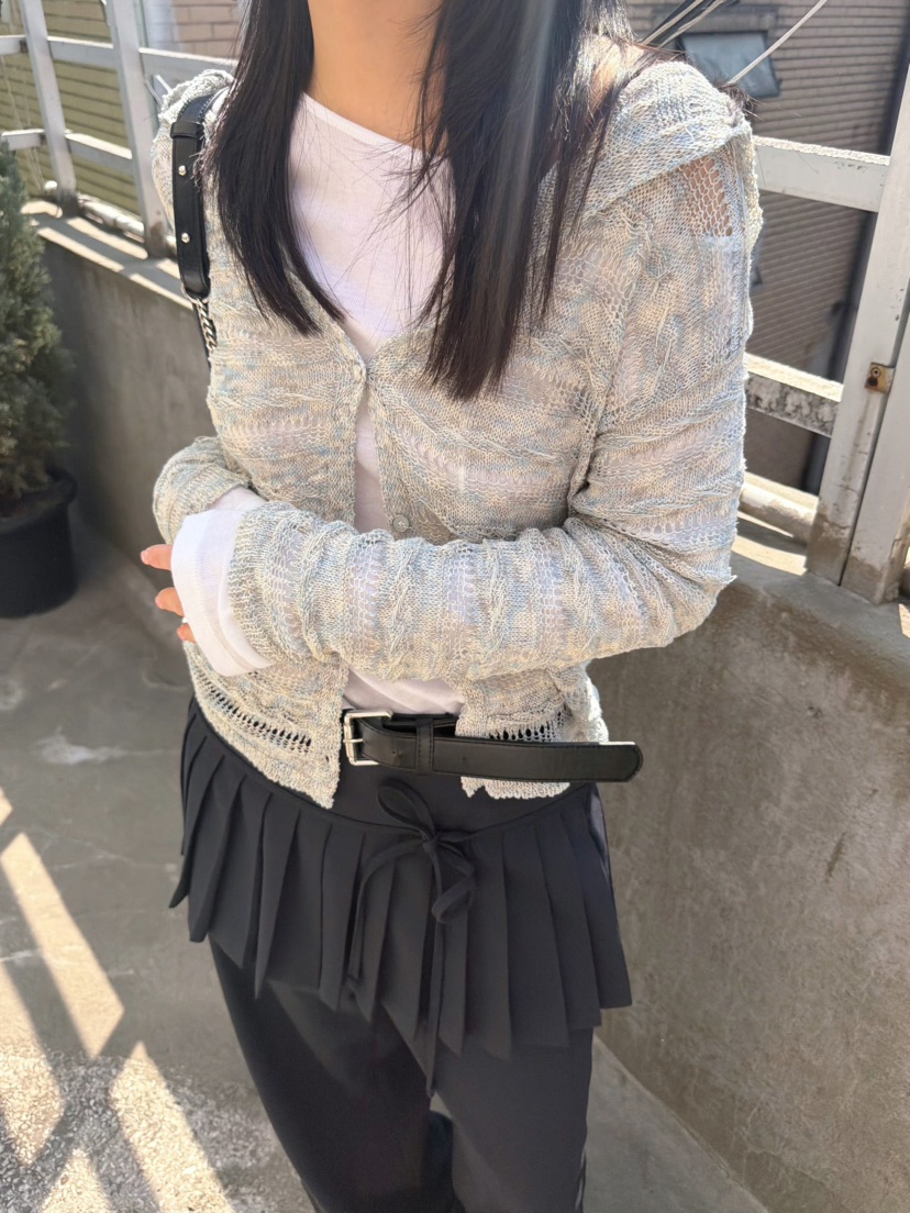 GLITTER韓國直郵實拍女士新品職業人氣26春夏時尚休閑針織衫GLITTER針織衫