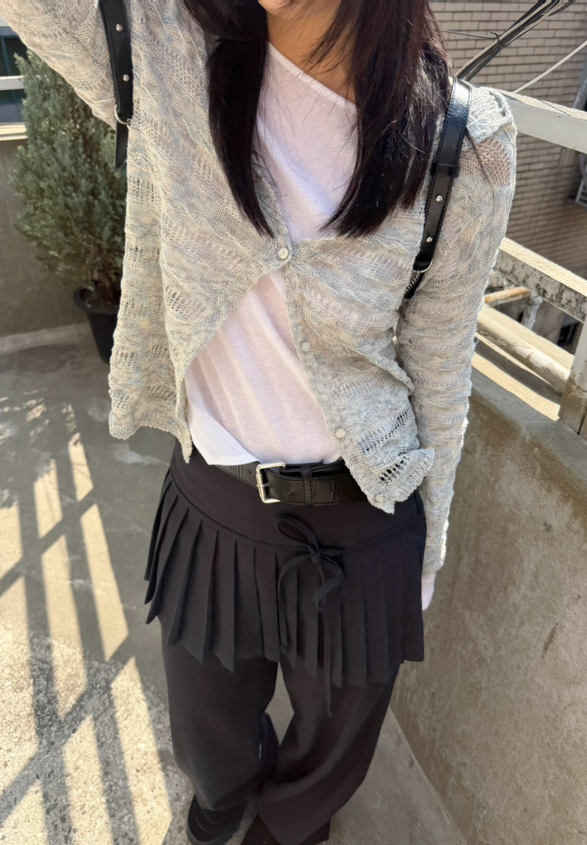 GLITTER韓國直郵實拍女士新品職業人氣26春夏時尚休閑針織衫GLITTER針織衫