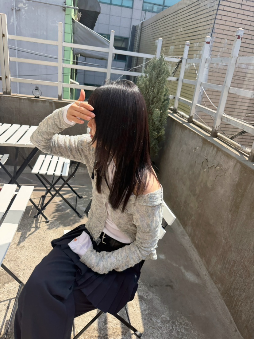 GLITTER韓國直郵實拍女士新品職業人氣26春夏時尚休閑針織衫GLITTER針織衫