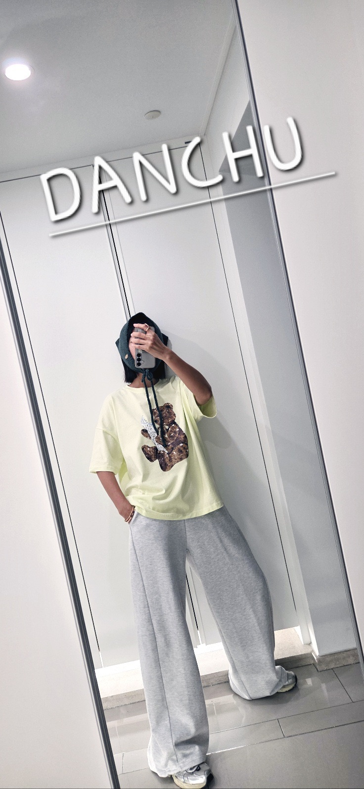 DANCHU韓國直郵女裝新品推薦26春夏時尚職業休閑T恤泰迪熊DANCHUT恤