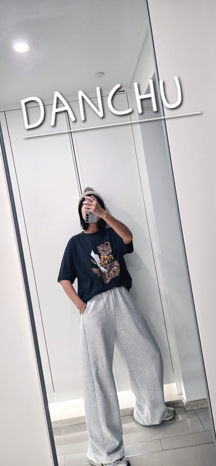 DANCHU韓國直郵女裝新品推薦26春夏時尚職業休閑T恤泰迪熊DANCHUT恤