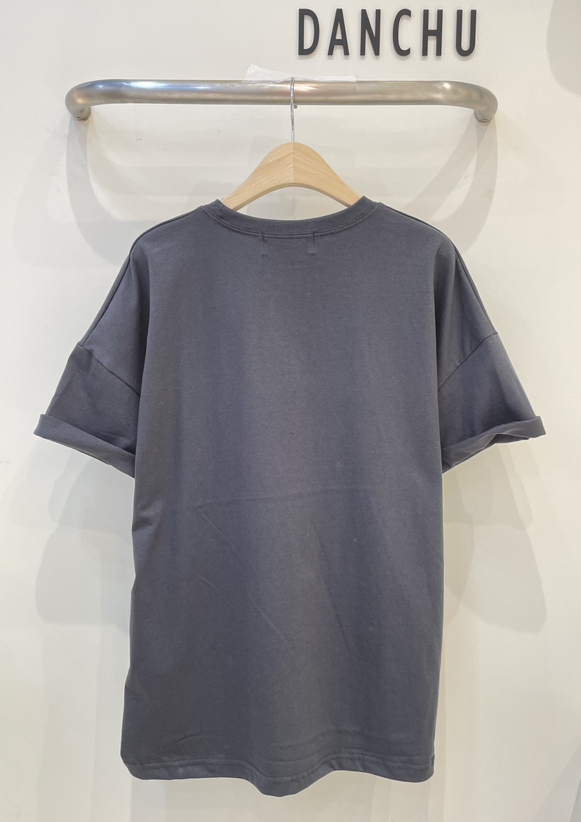 DANCHU韓國直郵女裝新品推薦26春夏時尚職業休閑T恤泰迪熊DANCHUT恤