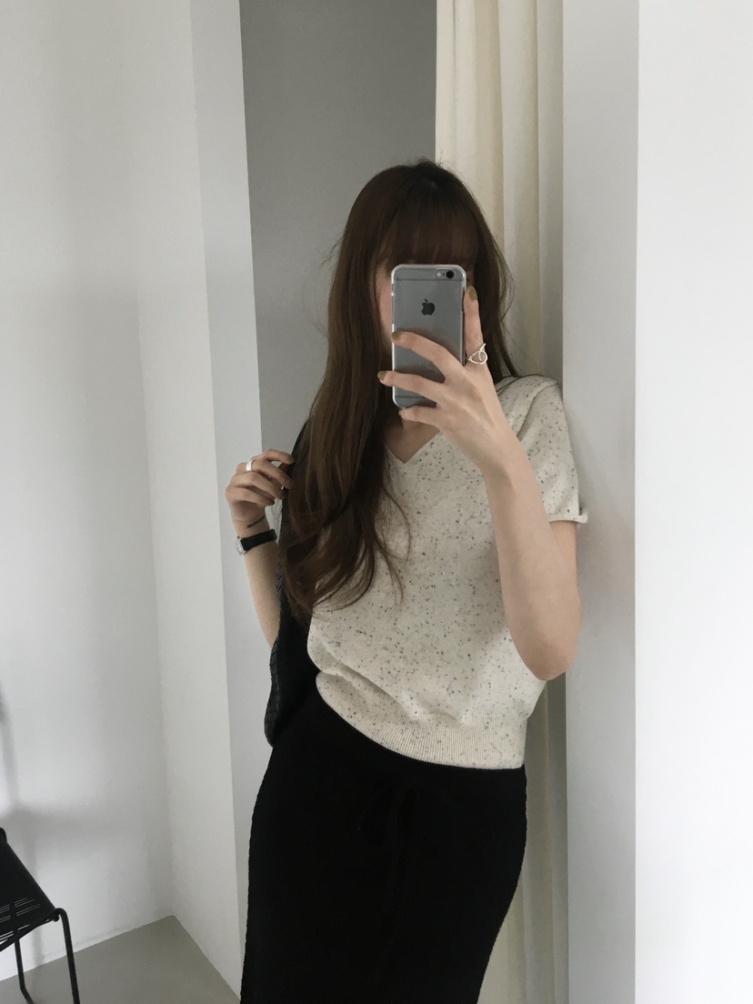 LEGACY韓國直郵實拍女裝新款人氣職業熱賣26春夏針織衫V領LEGACY針織衫