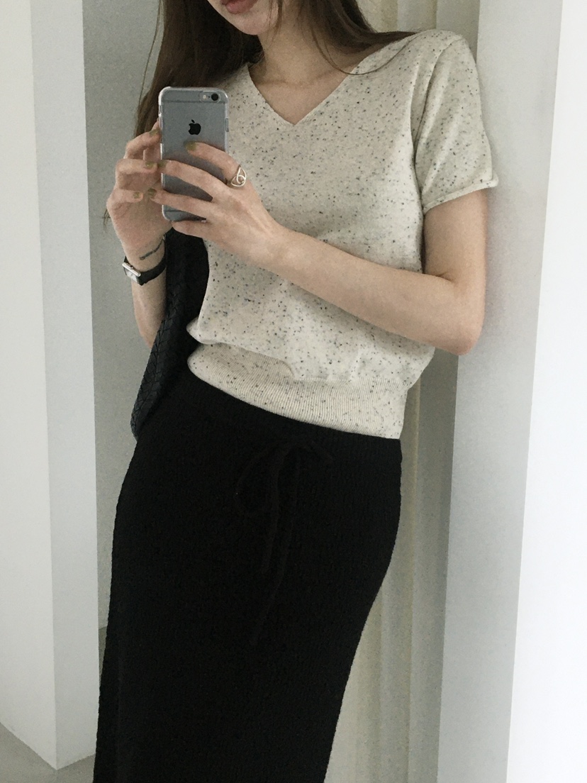 LEGACY韓國直郵實拍女裝新款人氣職業熱賣26春夏針織衫V領LEGACY針織衫