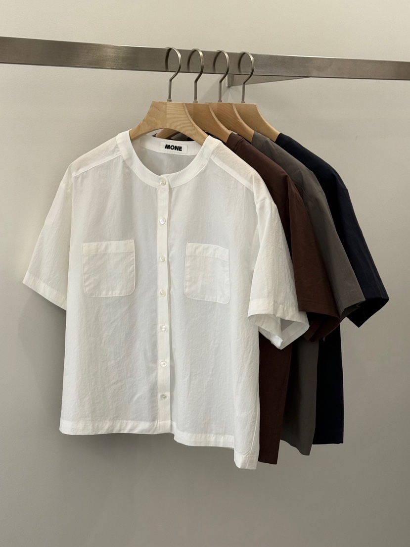 MONE-A韓國代購女裝新品人氣時尚26春夏推薦休閑襯衫蕾絲衫MONE-A襯衫/蕾絲衫