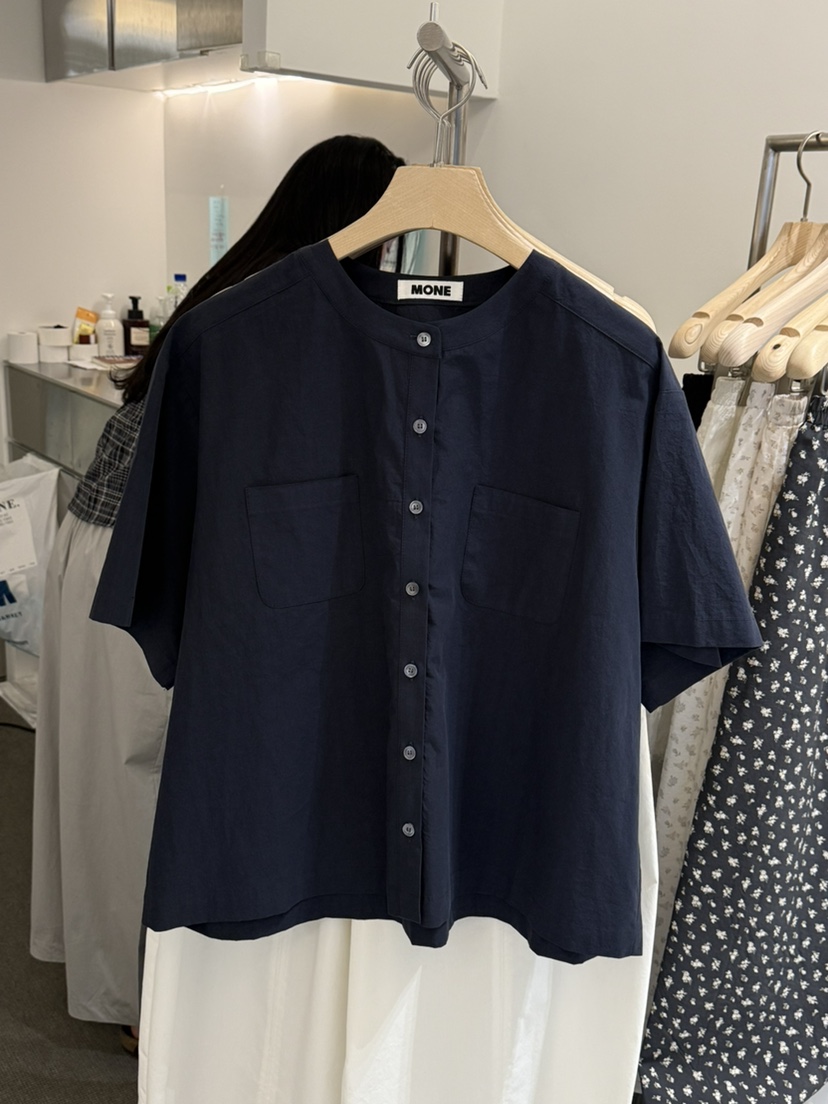 MONE-A韓國代購女裝新品人氣時尚26春夏推薦休閑襯衫蕾絲衫MONE-A襯衫/蕾絲衫圖色4