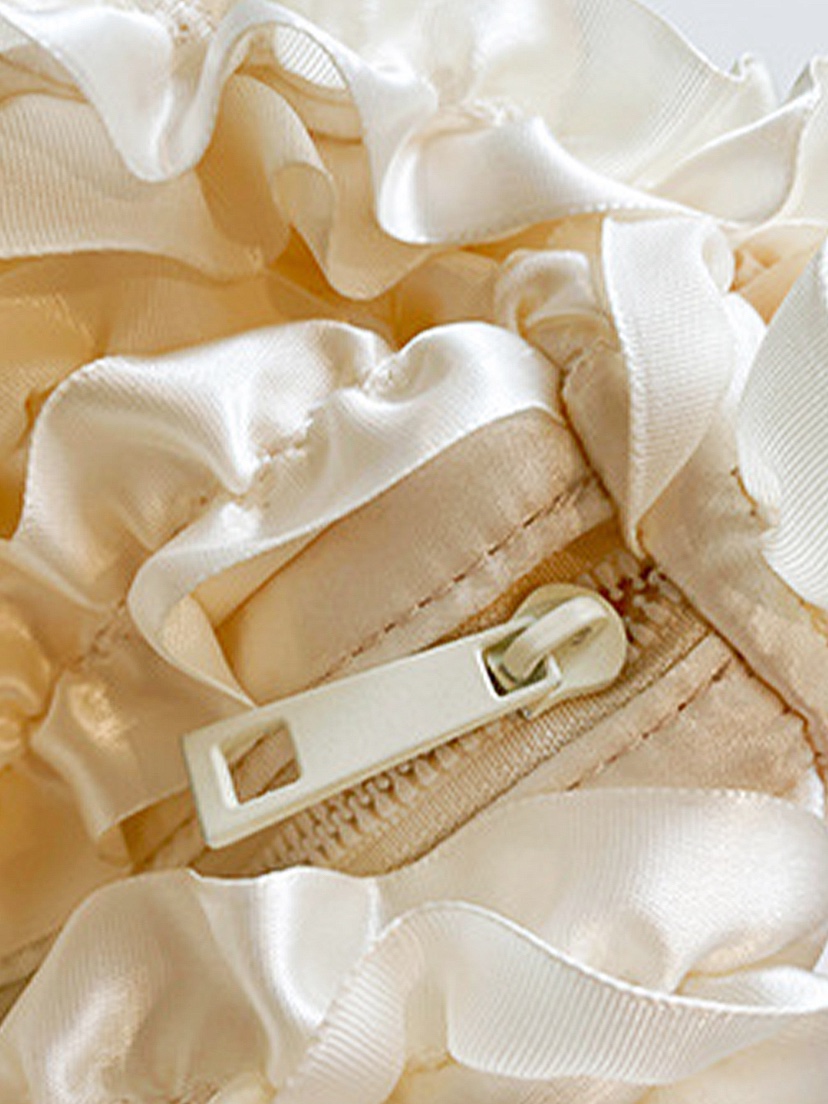 NICEALICE韓國代購女裝新款時尚休閑手拿包腋下包荷葉邊雪紡NICEALICE手拿包/腋下包