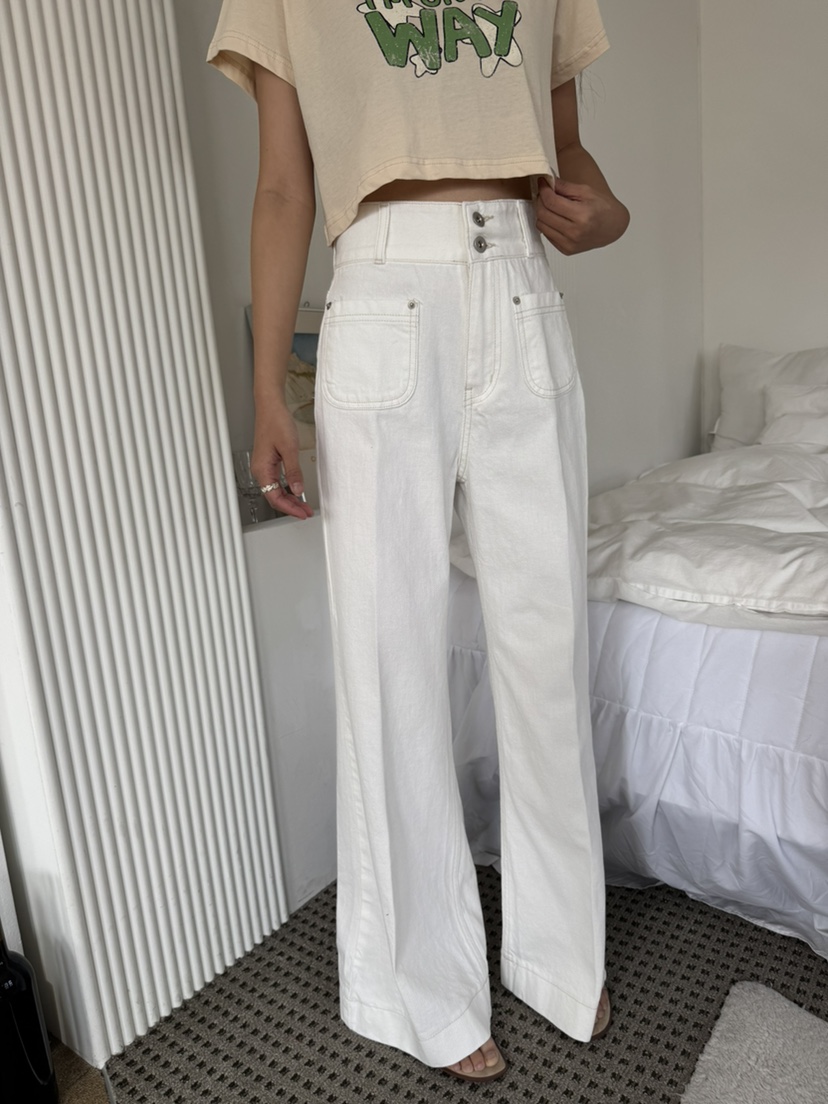 RIAH韓國代購女士新款人氣熱賣推薦休閑時尚26春夏牛仔褲RIAH牛仔褲