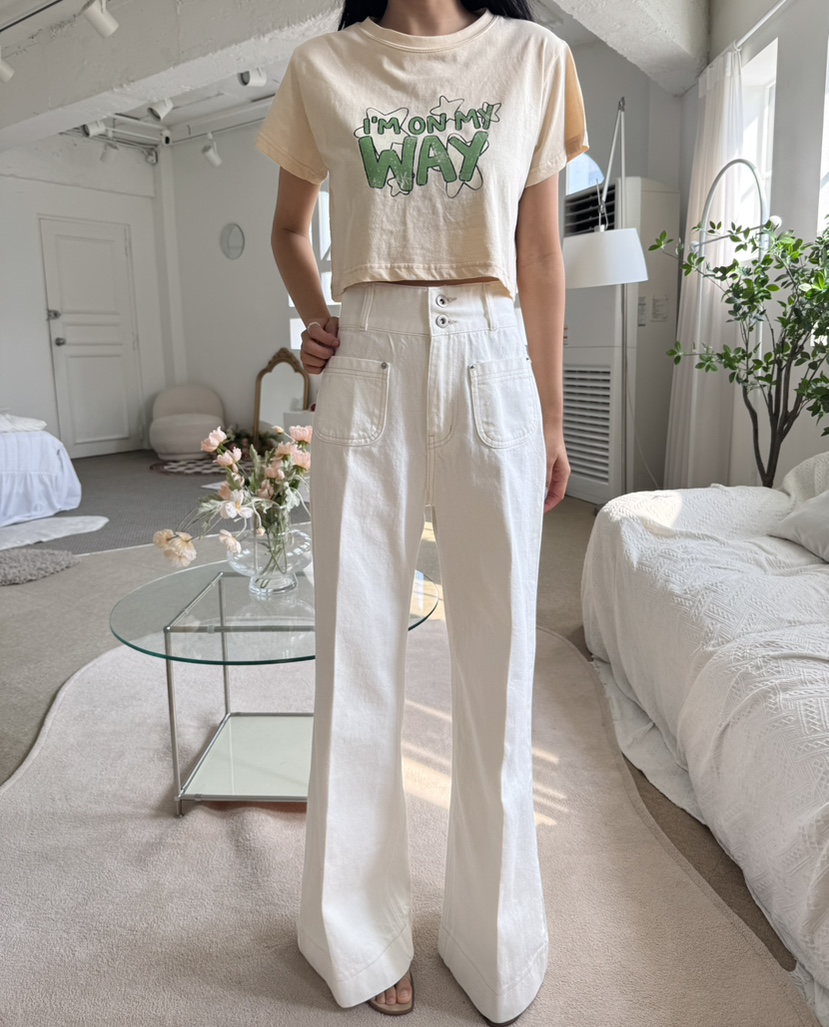 RIAH韓國代購女士新款人氣熱賣推薦休閑時尚26春夏牛仔褲RIAH牛仔褲