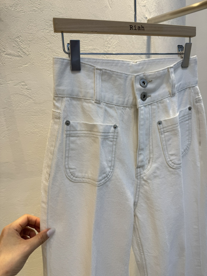 RIAH韓國代購女士新款人氣熱賣推薦休閑時尚26春夏牛仔褲RIAH牛仔褲
