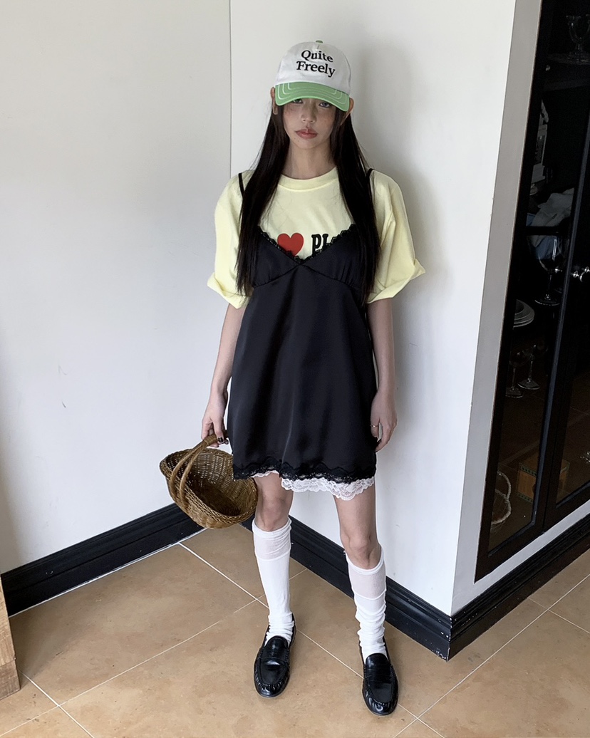 LIVE AID-P東大門代購女士新品熱賣真品26春夏時尚連衣裙LIVE AID-P連衣裙