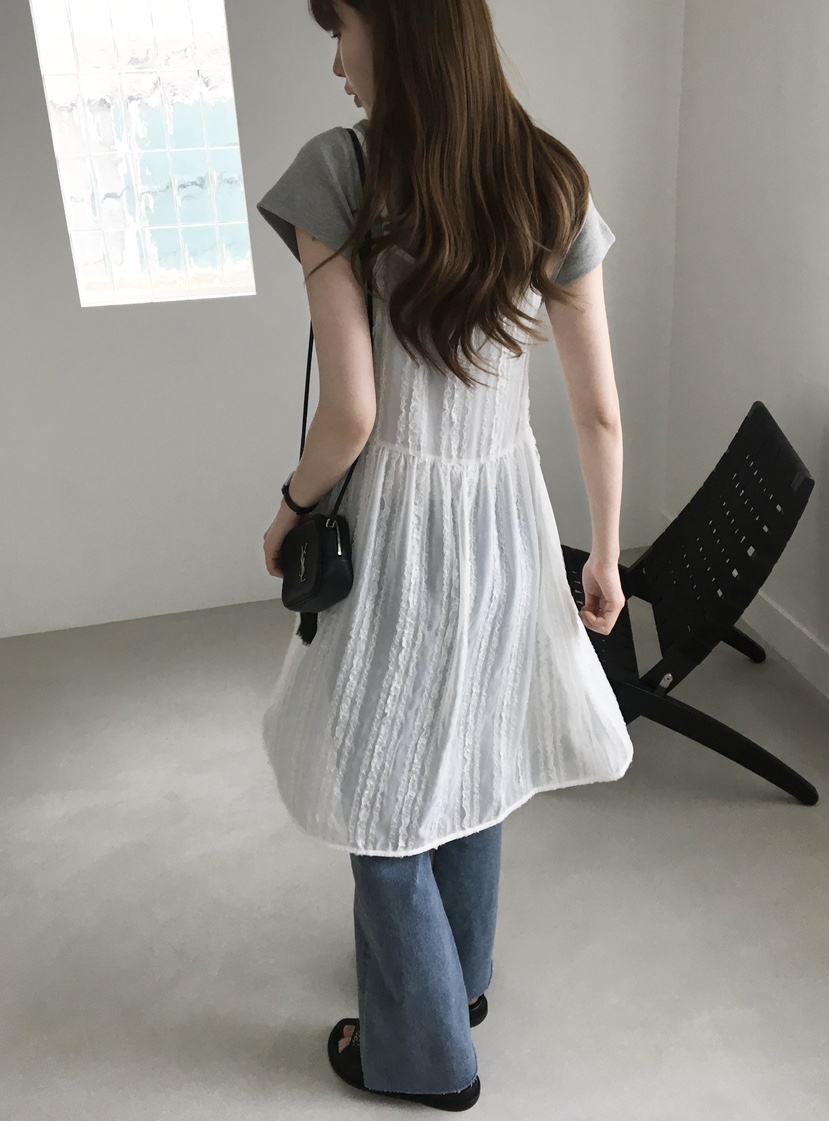 LEGACY韓國直郵實拍女士新品時尚熱賣職業連衣裙雪紡蕾絲LEGACY連衣裙