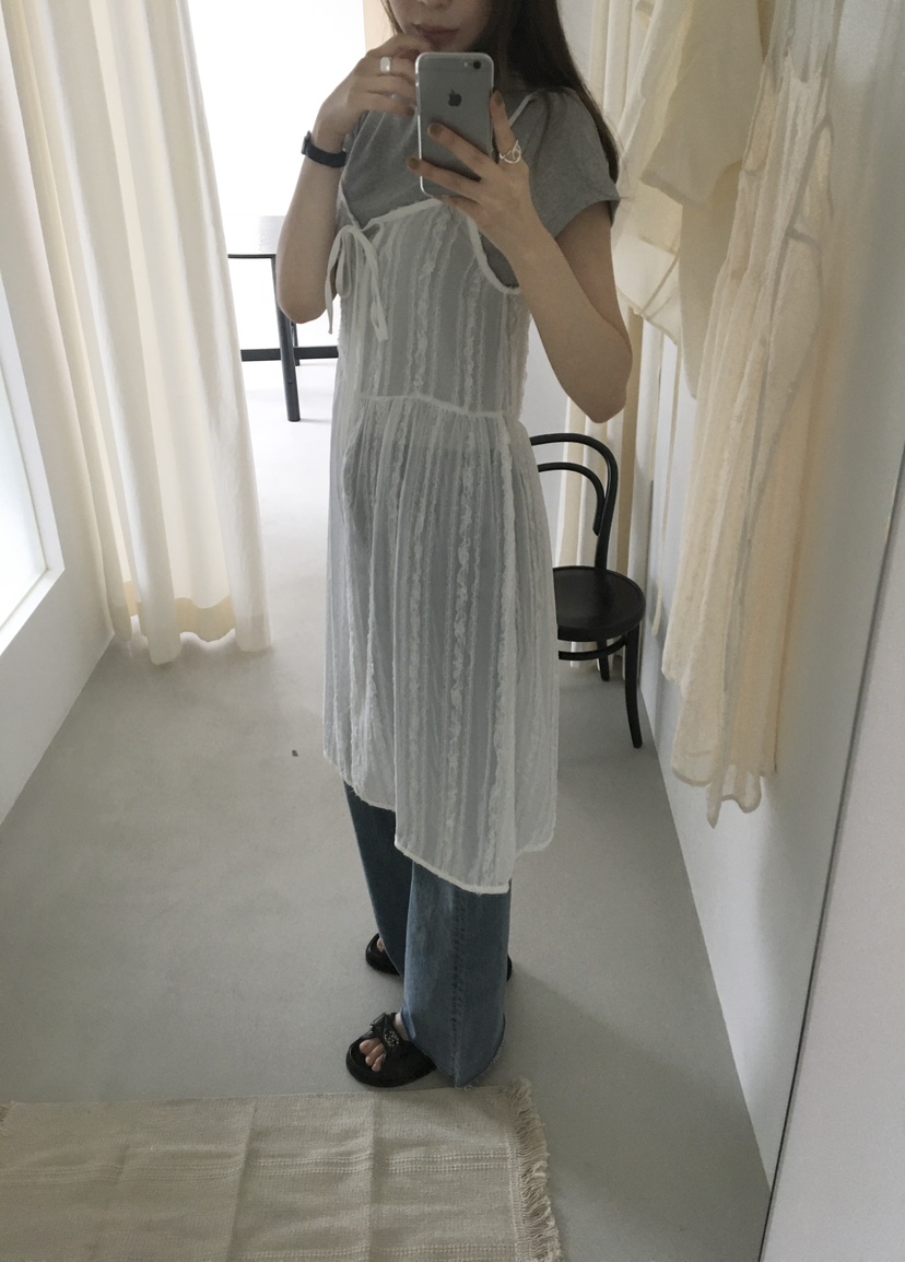 LEGACY韓國直郵實拍女士新品時尚熱賣職業連衣裙雪紡蕾絲LEGACY連衣裙