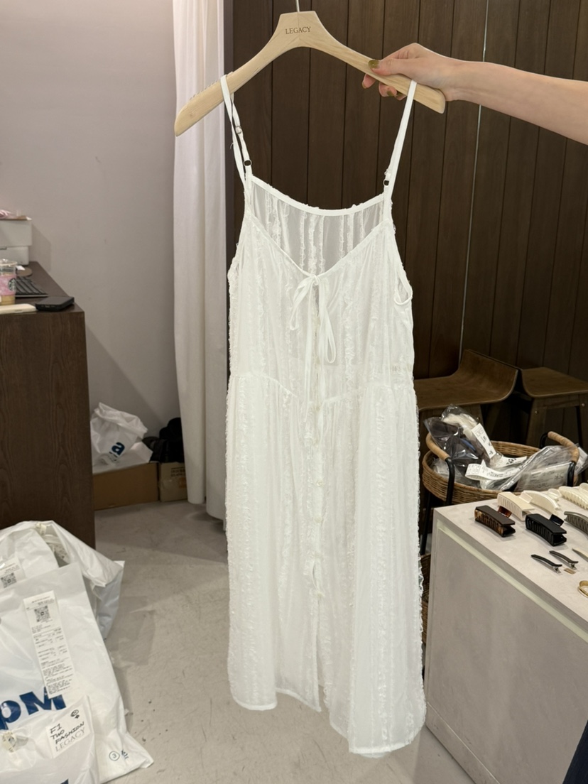 LEGACY韓國直郵實拍女士新品時尚熱賣職業連衣裙雪紡蕾絲LEGACY連衣裙圖色2