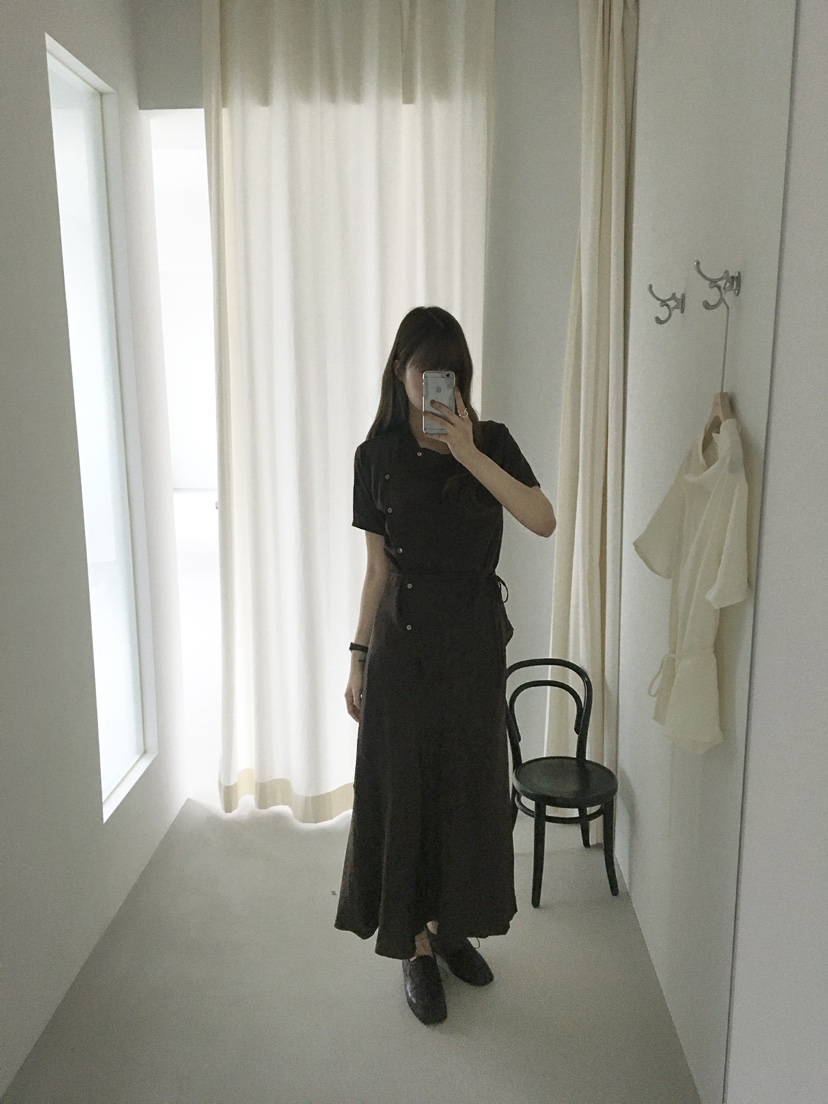 LEGACY韓國東大門代購女裝新品職業時尚襯衫蕾絲衫含腰繩LEGACY襯衫/蕾絲衫