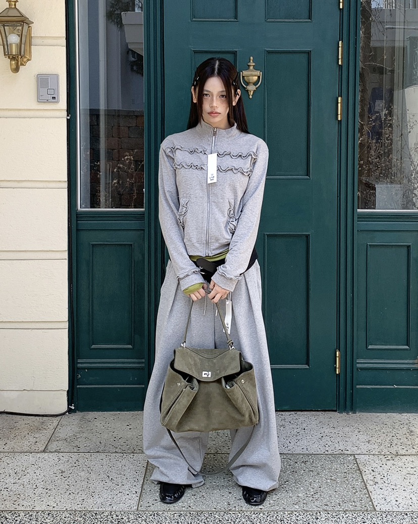 LIVE AID-P韓國東大門直郵女士新品26春夏休閑夾克拉鏈LIVE AID-P夾克