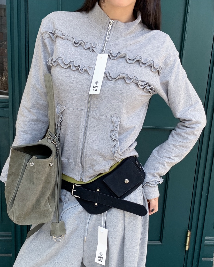 LIVE AID-P韓國東大門直郵女士新品26春夏休閑夾克拉鏈LIVE AID-P夾克