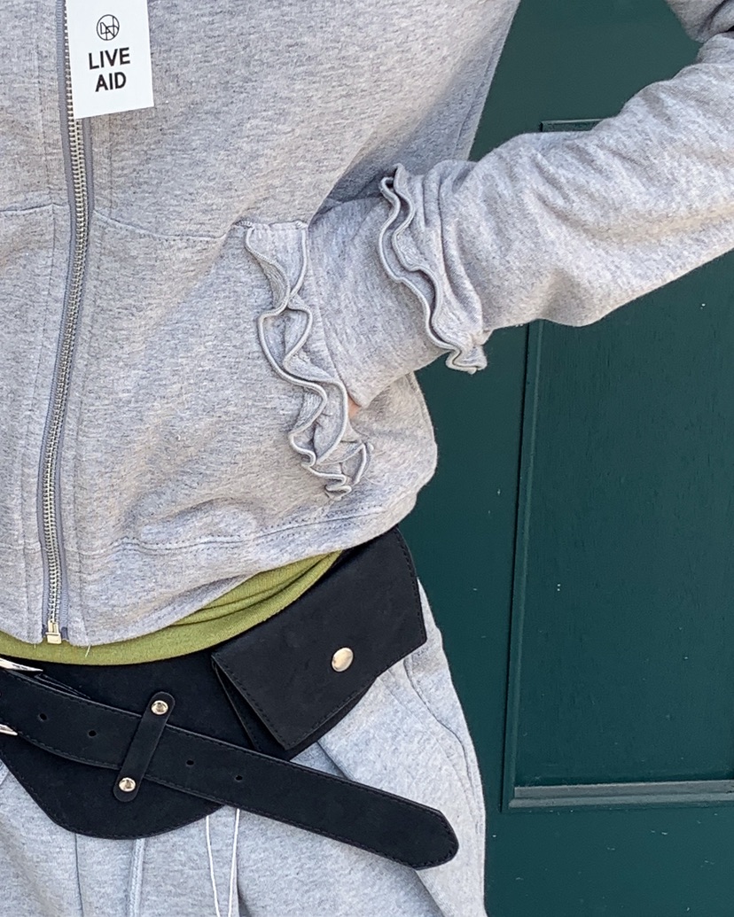 LIVE AID-P韓國東大門直郵女士新品26春夏休閑夾克拉鏈LIVE AID-P夾克