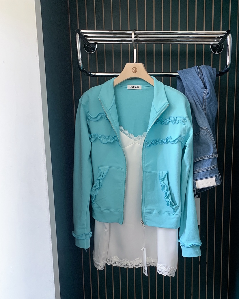 LIVE AID-P韓國東大門直郵女士新品26春夏休閑夾克拉鏈LIVE AID-P夾克