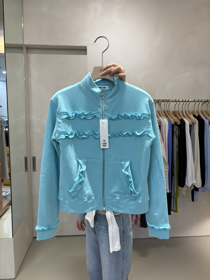 LIVE AID-P韓國東大門直郵女士新品26春夏休閑夾克拉鏈LIVE AID-P夾克圖色1