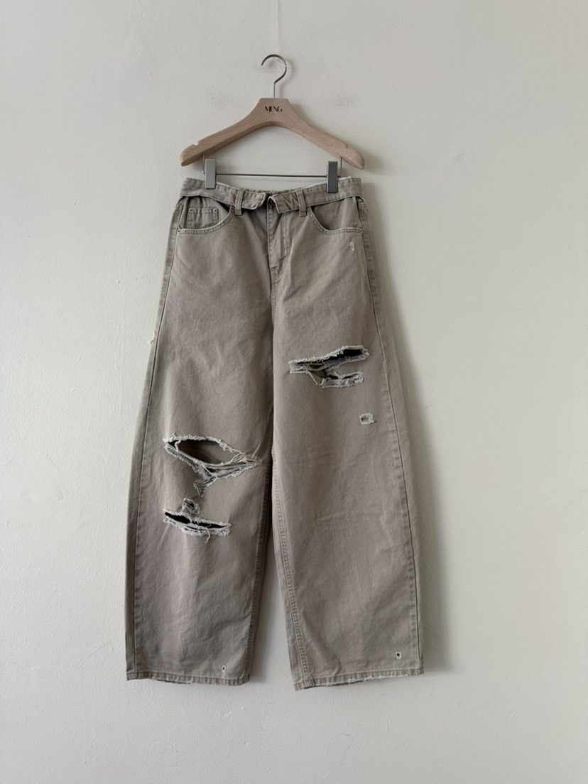 MENG韓國直郵女士新款人氣熱賣休閑26春夏職業推薦休閑褲MENG休閑褲圖色1