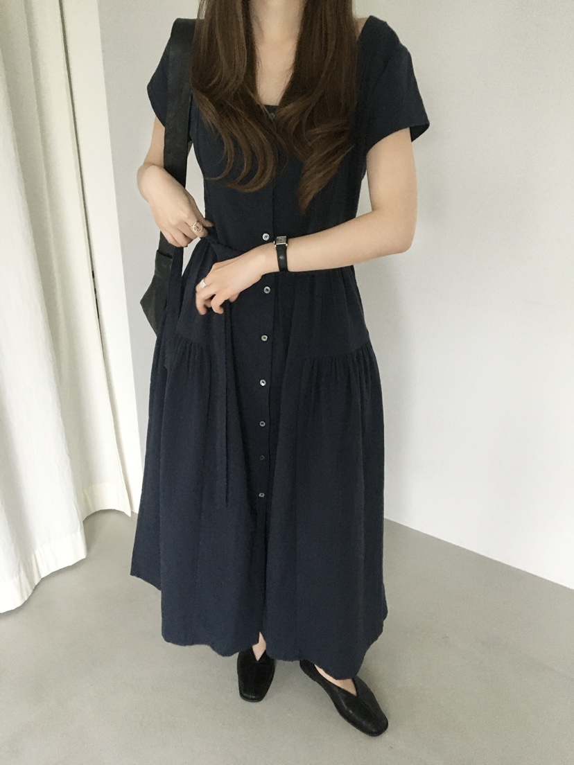 LEGACY韓國直郵女士新款熱賣人氣時尚職業休閑連衣裙含腰帶LEGACY連衣裙