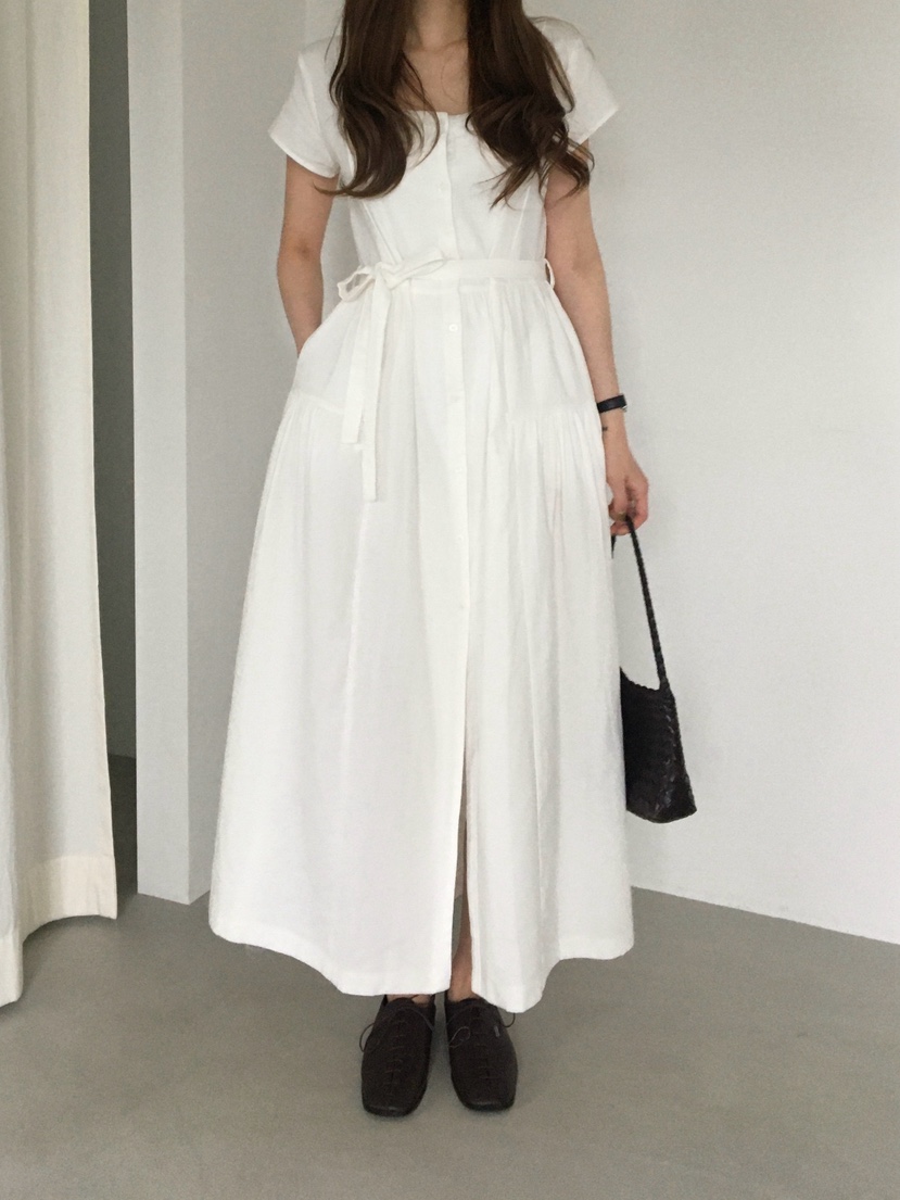 LEGACY韓國直郵女士新款熱賣人氣時尚職業休閑連衣裙含腰帶LEGACY連衣裙