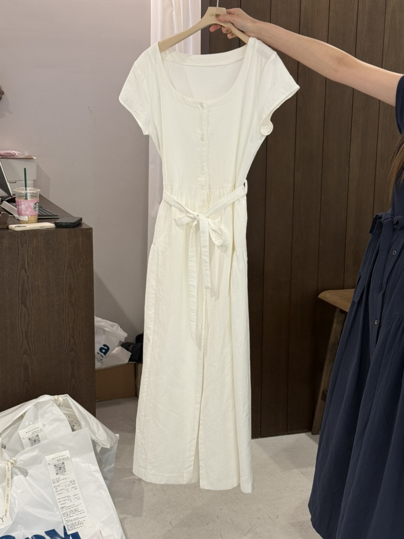 LEGACY韓國直郵女士新款熱賣人氣時尚職業休閑連衣裙含腰帶LEGACY連衣裙圖色2