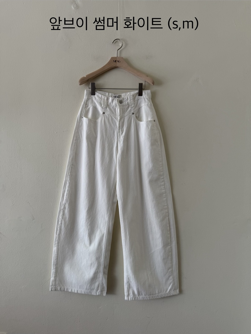 MENG韓國代購女裝新品休閑時尚推薦26春夏真品職業牛仔褲MENG牛仔褲