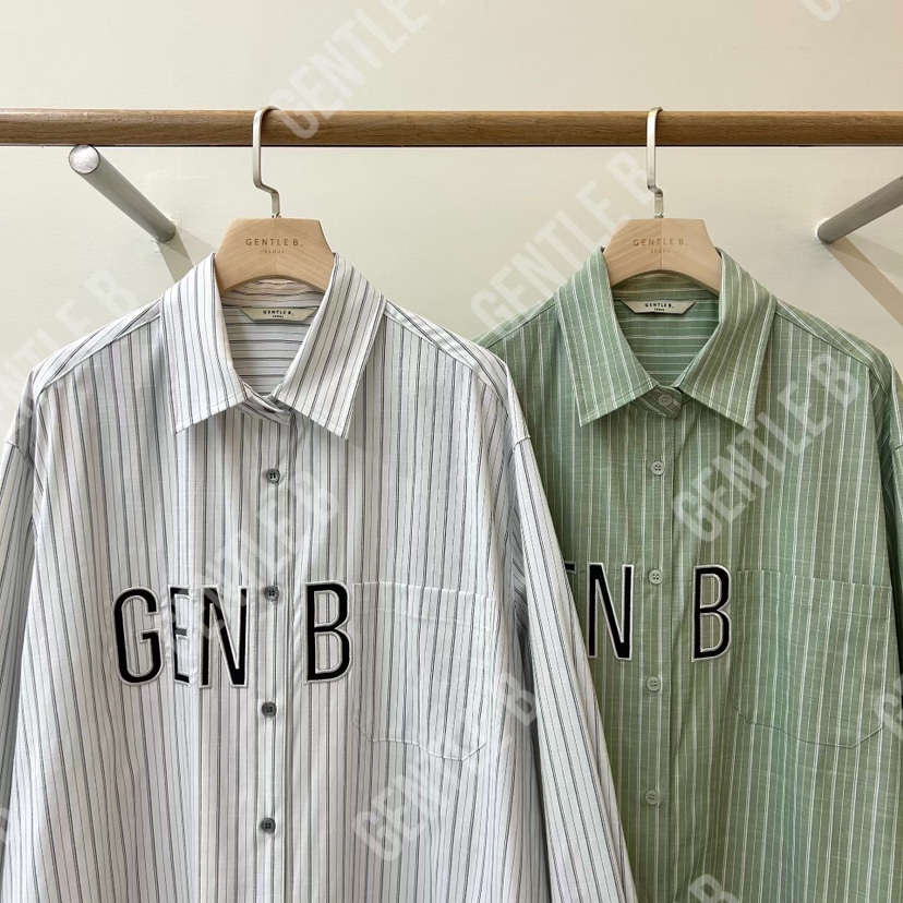 GENTLE B/LOVENTINA韓國直郵女裝新款職業襯衫蕾絲衫貼花GENTLE B/LOVENTINA襯衫/蕾絲衫