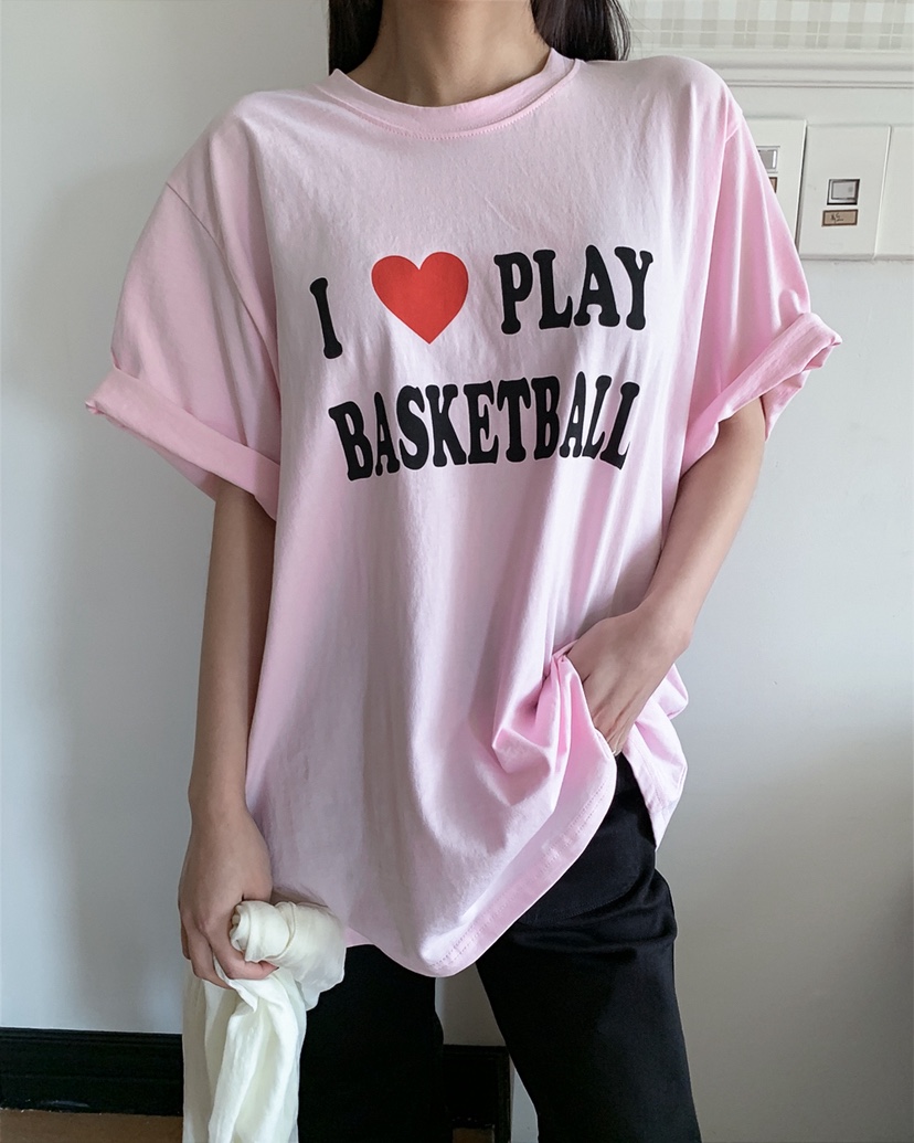 LIVE AID-P韓國直郵實拍女裝新品人氣26春夏時尚推薦T恤LIVE AID-PT恤