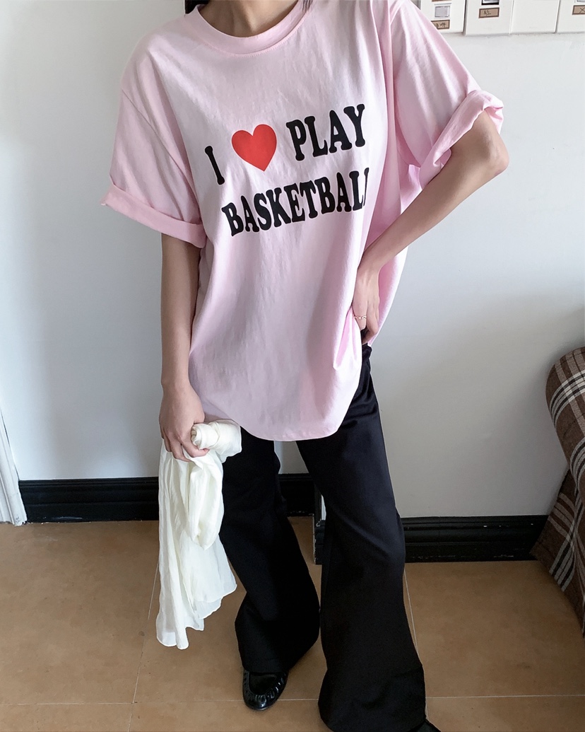 LIVE AID-P韓國直郵實拍女裝新品人氣26春夏時尚推薦T恤LIVE AID-PT恤