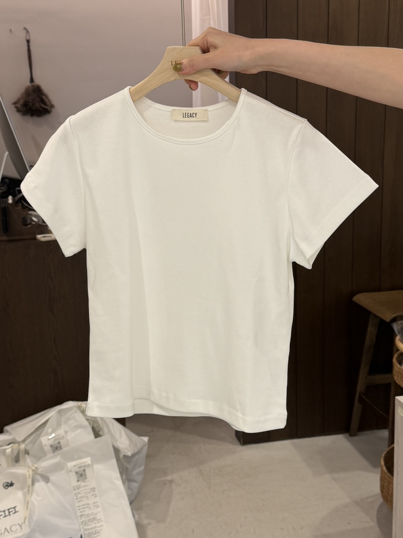 LEGACY韓國直郵女裝新品時尚職業26春夏熱賣休閑人氣推薦T恤LEGACYT恤圖色1