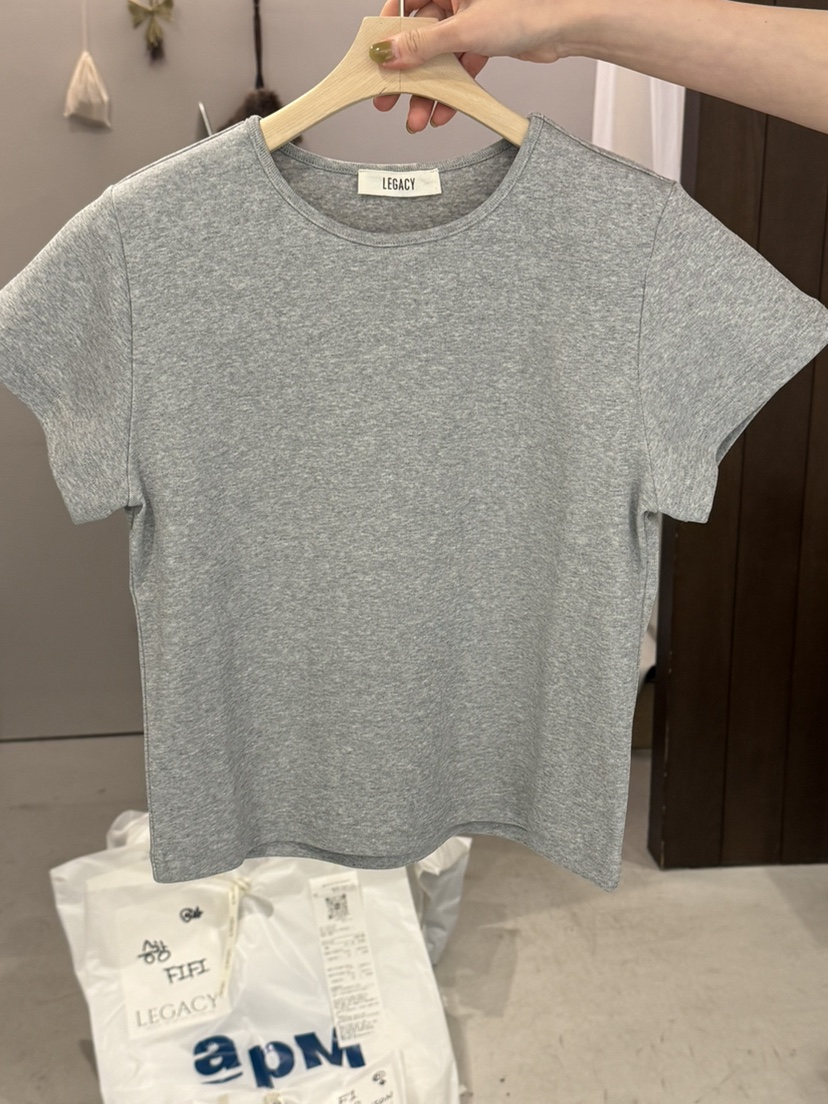 LEGACY韓國直郵女裝新品時尚職業26春夏熱賣休閑人氣推薦T恤LEGACYT恤圖色2