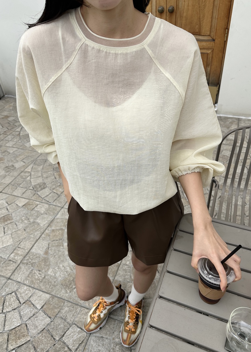 CLASSY-O東大門代購女士新品26春夏人氣休閑襯衫蕾絲衫透明CLASSY-O襯衫/蕾絲衫