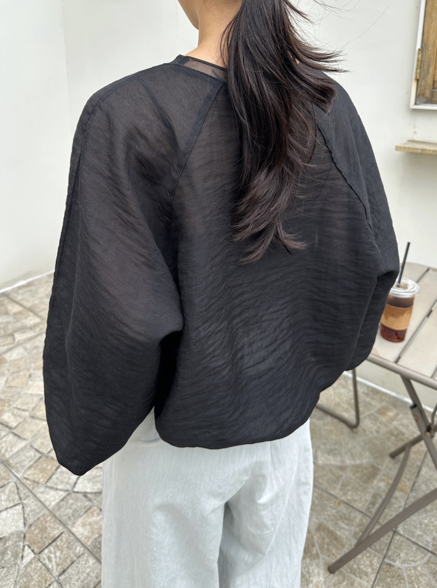 CLASSY-O東大門代購女士新品26春夏人氣休閑襯衫蕾絲衫透明CLASSY-O襯衫/蕾絲衫