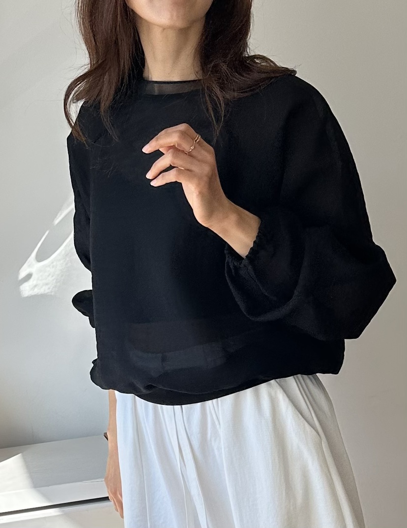 CLASSY-O東大門代購女士新品26春夏人氣休閑襯衫蕾絲衫透明CLASSY-O襯衫/蕾絲衫