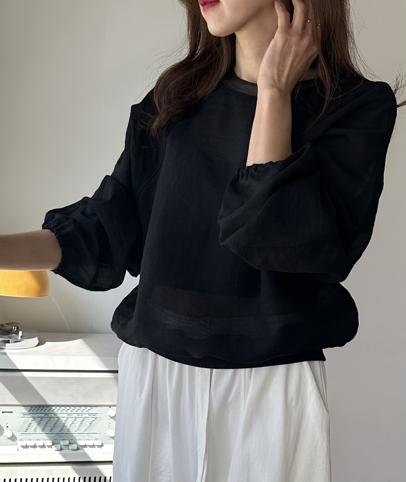 CLASSY-O東大門代購女士新品26春夏人氣休閑襯衫蕾絲衫透明CLASSY-O襯衫/蕾絲衫