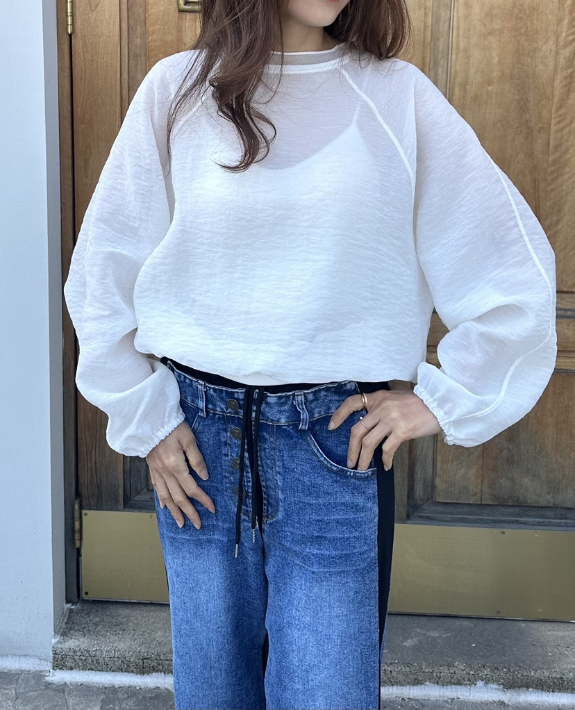 CLASSY-O東大門代購女士新品26春夏人氣休閑襯衫蕾絲衫透明CLASSY-O襯衫/蕾絲衫